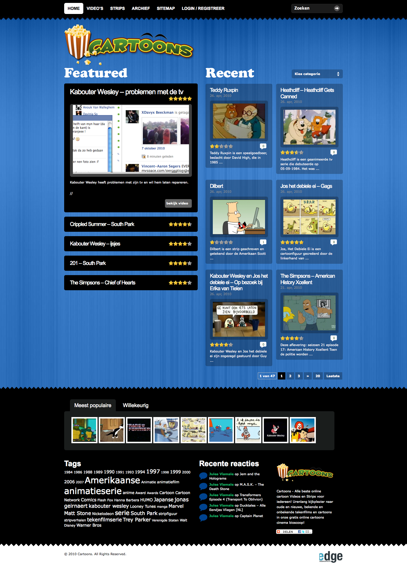 website cartoons 2010